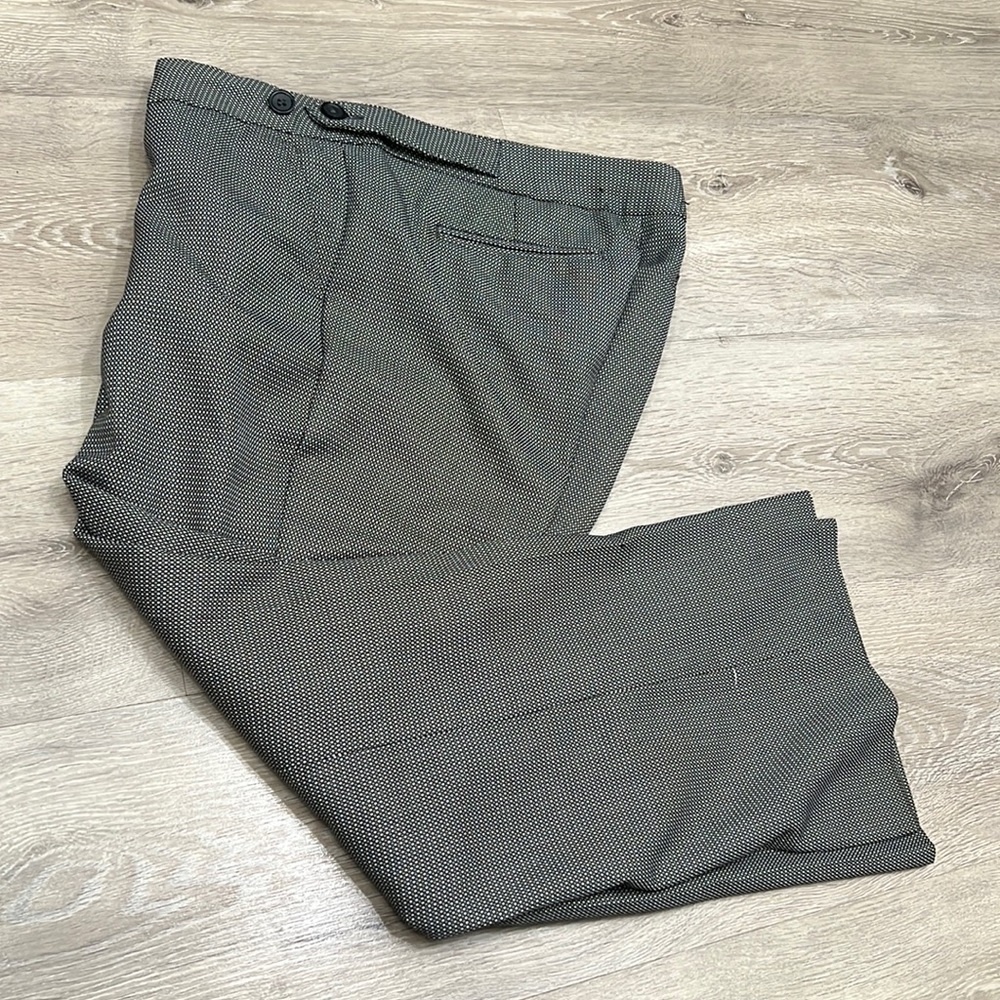 Banana Republic 12 Pants with liner Martin Fit black/White loose fitting